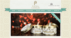 Desktop Screenshot of pintailcandles.com